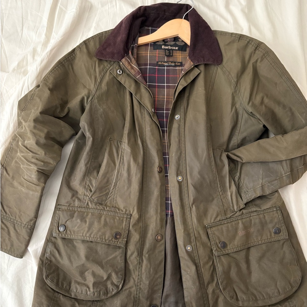 Barbour Tartan Plaid Jacket